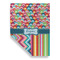 Retro Scales & Stripes Garden Flags - Large - Double Sided - FRONT FOLDED