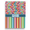 Retro Scales & Stripes Garden Flags - Large - Double Sided - FRONT