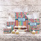 Retro Scales & Stripes Gift Bags - In Context