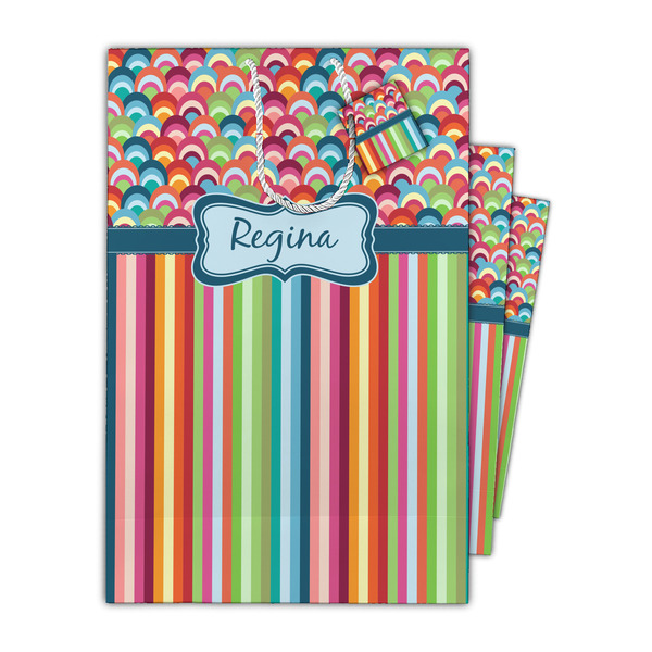 Retro Scales & Stripes Gift Bags - Parent/Main
