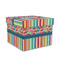 Retro Scales & Stripes Gift Boxes with Lid - Canvas Wrapped - Medium - Front/Main