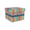 Retro Scales & Stripes Gift Box with Lid - Canvas Wrapped - Small (Personalized)