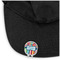 Retro Scales & Stripes Golf Ball Marker Hat Clip - Main
