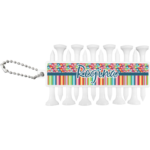 Retro Scales & Stripes Golf Buddy