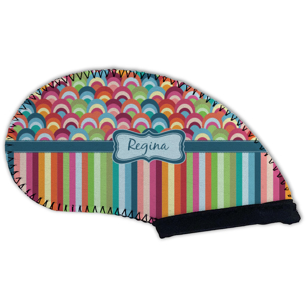 Retro Scales & Stripes Golf Club Covers - BACK