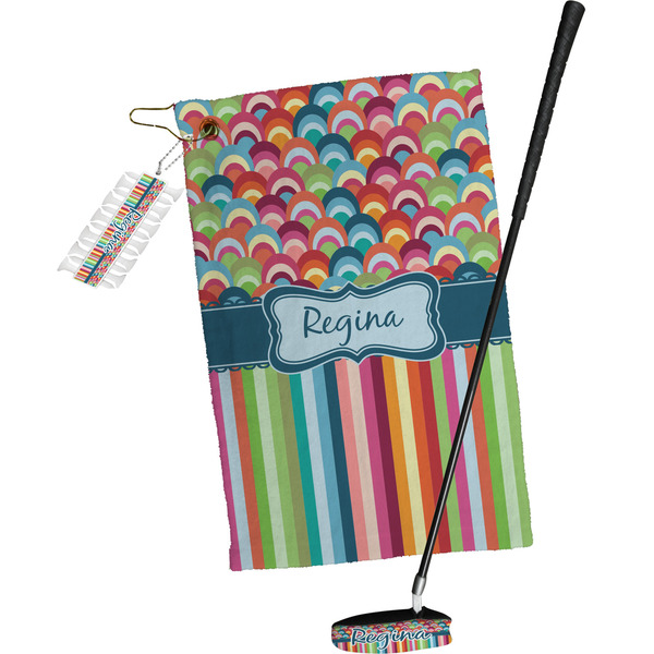 Retro Scales & Stripes Golf Gift Kit (Full Print)
