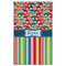 Retro Scales & Stripes Golf Towel - Front (Large)