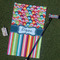 Retro Scales & Stripes Golf Towel Gift Set - Main