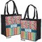 Retro Scales & Stripes Grocery Bag - Apvl