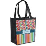Retro Scales & Stripes Grocery Bag (Personalized)