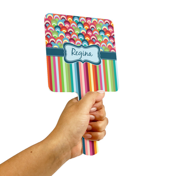 Retro Scales & Stripes Hand Mirrors - Alt View