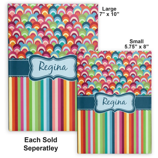 Retro Scales & Stripes Hard Cover Journal - Compare