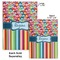 Retro Scales & Stripes Hard Cover Journal - Compare