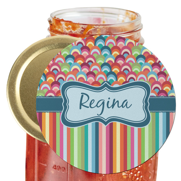 Custom Retro Scales & Stripes Jar Opener (Personalized)