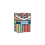 Retro Scales & Stripes Jewelry Gift Bags - Gloss (Personalized)