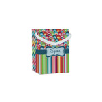 Retro Scales & Stripes Jewelry Gift Bags - Matte (Personalized)
