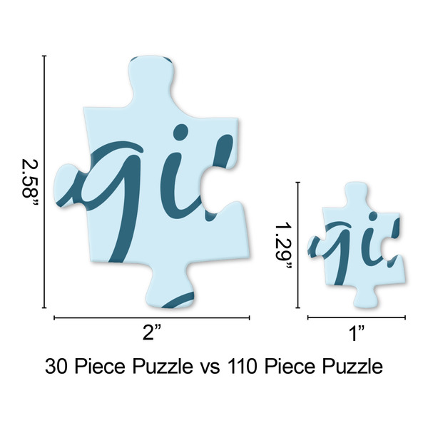 Retro Scales & Stripes Jigsaw Puzzle - Piece Comparison