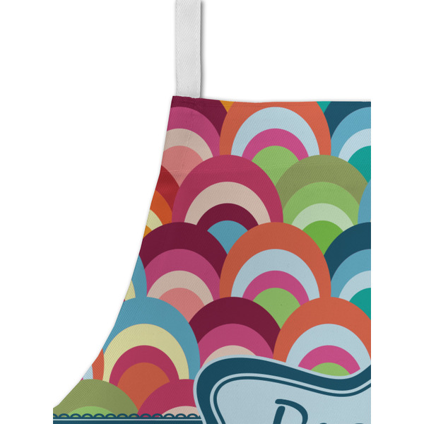 Retro Scales & Stripes Kid's Aprons - Detail