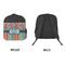 Retro Scales & Stripes Kid's Backpack - Approval