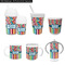 Retro Scales & Stripes Kid's Drinkware - Customized & Personalized