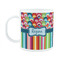 Retro Scales & Stripes Plastic Kids Mug (Personalized)