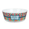 Retro Scales & Stripes Kid's Bowl (Personalized)