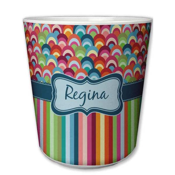Custom Retro Scales & Stripes Plastic Tumbler 6oz (Personalized)