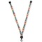 Retro Scales & Stripes Lanyard (Personalized)