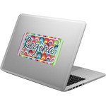 Retro Scales & Stripes Laptop Decal (Personalized)