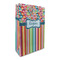 Retro Scales & Stripes Large Gift Bag (Personalized)