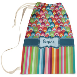 Retro Scales & Stripes Laundry Bag (Personalized)