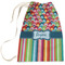 Retro Scales & Stripes Laundry Bag (Personalized)