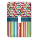 Retro Scales & Stripes Light Switch Cover