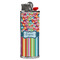 Retro Scales & Stripes Case for BIC Lighters (Personalized)
