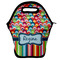 Retro Scales & Stripes Lunch Bag - Front