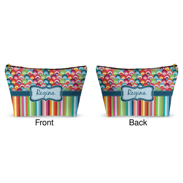 Retro Scales & Stripes Makeup Bag Approval