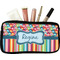 Retro Scales & Stripes Makeup / Cosmetic Bag (Personalized)