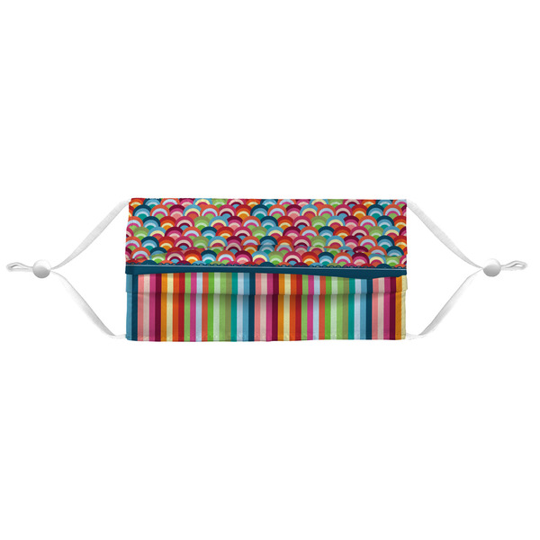 Retro Scales & Stripes Mask - Pleated (new) APPROVAL