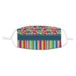 Retro Scales & Stripes Kid's Cloth Face Mask