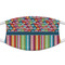 Retro Scales & Stripes Cloth Face Mask (T-Shirt Fabric)