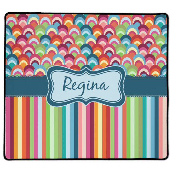 Retro Scales & Stripes Medium Gaming Mats - APPROVAL