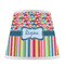 Retro Scales & Stripes Poly Film Empire Lampshade - Front View