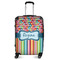 Retro Scales & Stripes Suitcase - 24" Medium - Checked (Personalized)