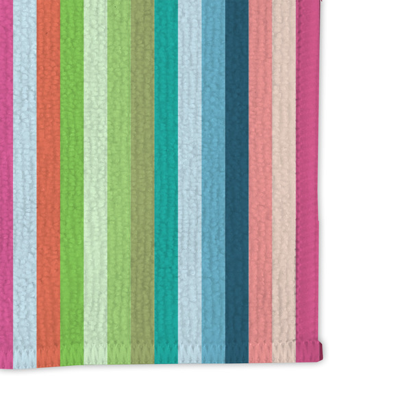 Retro Scales & Stripes Microfiber Dish Rag - DETAIL