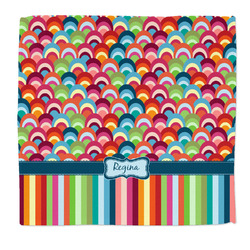 Retro Scales & Stripes Microfiber Dish Rag (Personalized)
