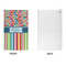 Retro Scales & Stripes Microfiber Golf Towels - APPROVAL