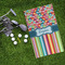Retro Scales & Stripes Microfiber Golf Towels - LIFESTYLE