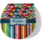 Retro Scales & Stripes Burp Pad - Velour w/ Name or Text