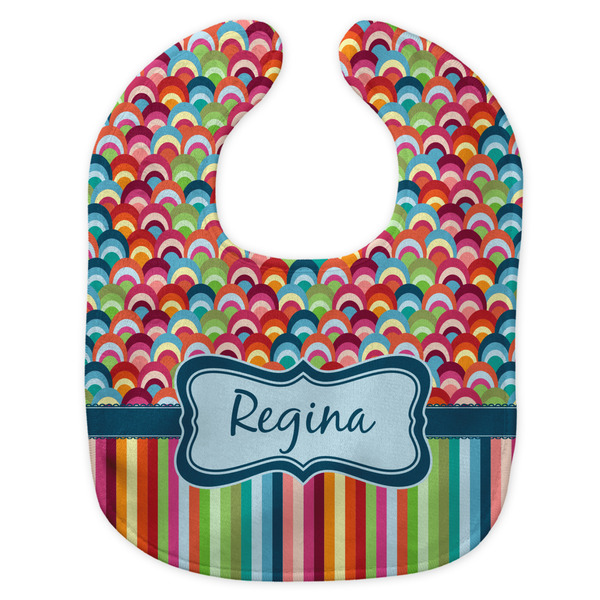 Retro Scales & Stripes New Bib Flat Approval