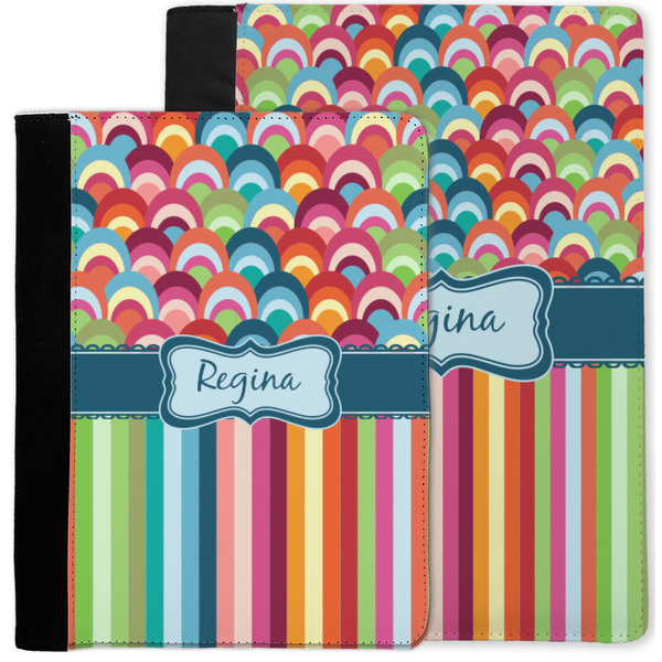 Retro Scales & Stripes Notebook Padfolio - MAIN